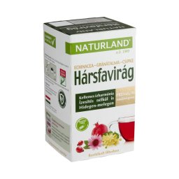 Naturland Hársfavirág + echinacea + gránátalma + csipkebogyó teakeverék 20x1,2g