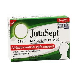 JutaVit JutaSept mentol-eukaliptusz ízű szopogató tabletta 24x