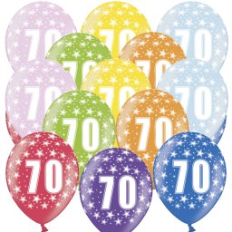 Lufi, nagy csomag, évszámos (70), metál, 50 db/cs/vegyes színekben