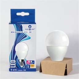 LED izzo BLUE LIGHT E14 5W 470lm 2700K meleg feher mini gomb