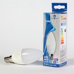 LED izzo BLUE LIGHT E14 5W 470lm 6500K hideg feher