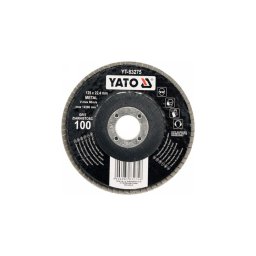 YATO Lamellás csiszolótárcsa - univerzális/125x22,2/P100