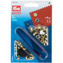 PRYM fém ringli, 4mm, 542401 - arany