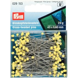 PRYM üvegfejű gombostű, 43mm, 20g, 029153