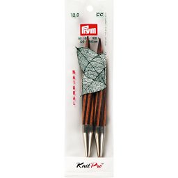 PRYM KnitPro Natural cserélhető kötőtűvég 12mm, 223334