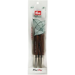 PRYM KnitPro Natural cserélhető kötőtűvég 15mm, 223335
