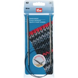 Prym Brilliant extra sima fém körkötőtű 4mm/60cm, 212142