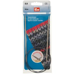 Prym Brilliant extra sima fém körkötőtű 3.5mm/80cm, 212134