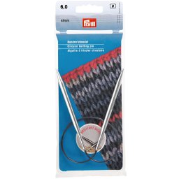 Prym Brilliant extra sima fém körkötőtű 6mm/40cm, 212180