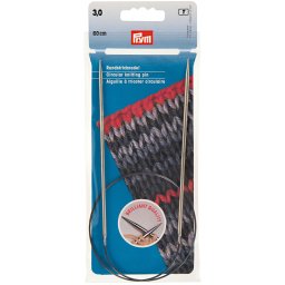 Prym Brilliant extra sima fém körkötőtű 3mm/60cm, 212122