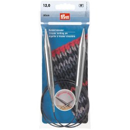 Prym Brilliant extra sima fém körkötőtű 12mm/80cm, 212244
