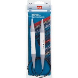 Prym műanyag körkötőtű, 15mm/80cm, 211317