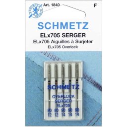 SCHMETZ Overlock Serger, fedőző tű készlet, 80-90, ELx705