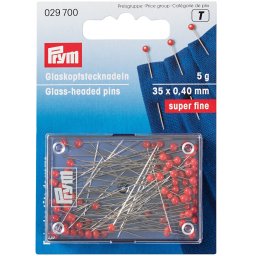 PRYM üvegfejű gombostű, 35mm, 5g, 029700