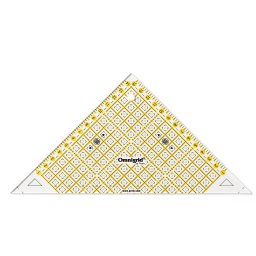 PRYM - Omnigrid patchwork háromszögű vonalzó, 45 fok, 15cm, 611314