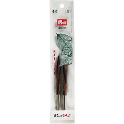 PRYM KnitPro Natural cserélhető rövid kötőtűvég 6mm, 223356