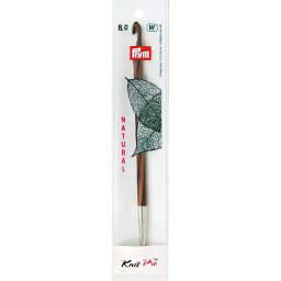 Cserélhető tuniszi horgolótűvég Prym Knit Pro Natural - 8mm/15cm, 223709