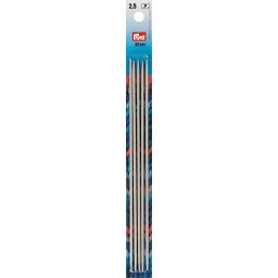 PRYM egyenes, fém, zokni/harisnya kötőtű 2.5mm/20cm, 191488