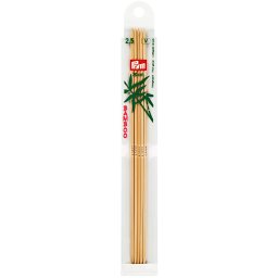 Egyenes, bambusz, zokni/harisnya kötőtű Prym - 2.5mm/20cm, 221211