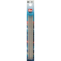 PRYM egyenes, fém, zokni/harisnya kötőtű 2.5mm/15cm, 191362