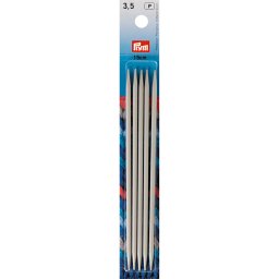 PRYM egyenes, fém, zokni/harisnya kötőtű 3.5mm/15cm, 191364