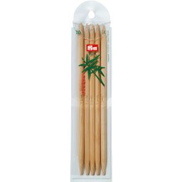 Egyenes, bambusz, zokni/harisnya kötőtű Prym - 7mm/20cm, 221218-222218