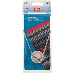 Prym Brilliant extra sima fém körkötőtű 3.5mm/40cm, 212130