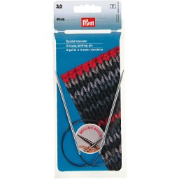 Prym Brilliant extra sima fém körkötőtű 3mm/40cm, 212120