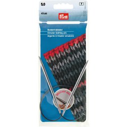 Prym Brilliant extra sima fém körkötőtű 5mm/40cm, 212160