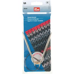 Prym Brilliant extra sima fém körkötőtű 5.5mm/40cm, 212170