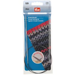 Prym Brilliant extra sima fém körkötőtű 2.5mm/60cm, 212112
