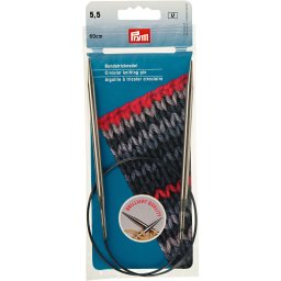 Prym Brilliant extra sima fém körkötőtű 5.5mm/60cm, 212172