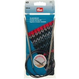 Prym Brilliant extra sima fém körkötőtű 4.5mm/100cm, 212156