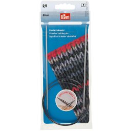 Prym Brilliant extra sima fém körkötőtű 2.5mm/80cm, 212114