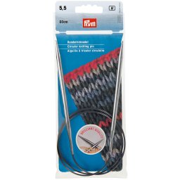 Prym Brilliant extra sima fém körkötőtű 5,5mm/80cm, 212174