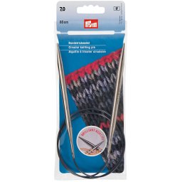 Prym Brilliant extra sima fém körkötőtű 7mm/80cm, 212194