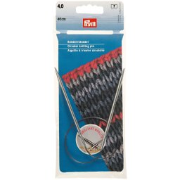 Prym Brilliant extra sima fém körkötőtű 4mm/40cm, 212140