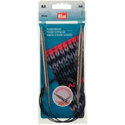 Prym Brilliant extra sima fém körkötőtű 8mm/100cm, 212216