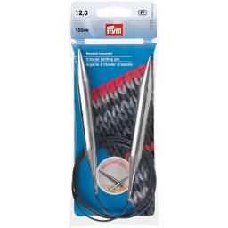 Prym Brilliant extra sima fém körkötőtű 12mm/100cm, 212246