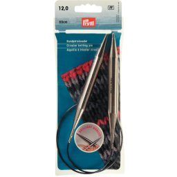 Prym Brilliant extra sima fém körkötőtű 12mm/40cm, 212240