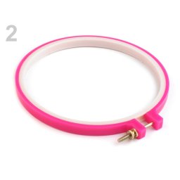 Rugalmas műanyag hímzőráma, Ø19cm, 750142