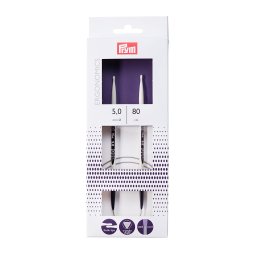 Prym Ergonomics, ergonomikus körkötőtű - 5mm/80cm, 215806
