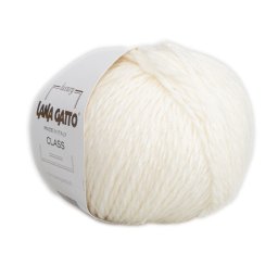 Lana Gatto Class kötőfonal, merinó és angora - 5229, fehér