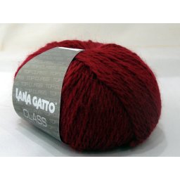 Lana Gatto Class kötőfonal, merinó és angora - 10105, bordó