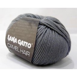 Lana Gatto Luxury, Camel Hair kötő fonal, extrafinom merinó és teveszőr - 5407, szürke