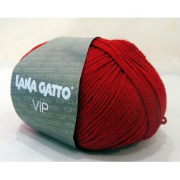 Lana Gatto Luxury, VIP kötő fonal, merinó és kasmir - 12246, piros