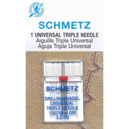 Schmetz univerzális tripla varrógéptű, 3mm/80, 130/705H DRI