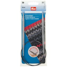 Prym Brilliant extra sima fém körkötőtű 7mm/60cm, 212192