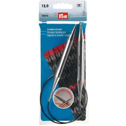 Prym Brilliant extra sima fém körkötőtű 12mm/60cm, 212242
