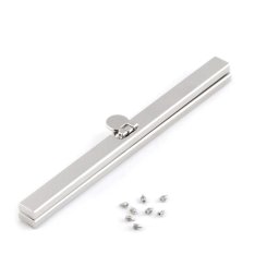 Keret táskakészítéshez, 15cm, nikkel, 740932